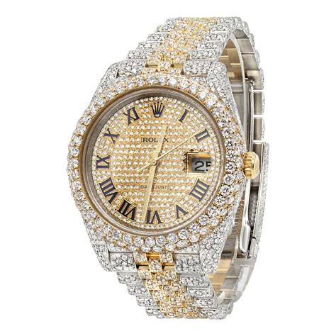 full diamond watch fake|watches with faux diamonds.